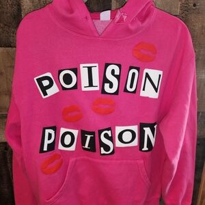 Pink Hoodie with Graphic Print